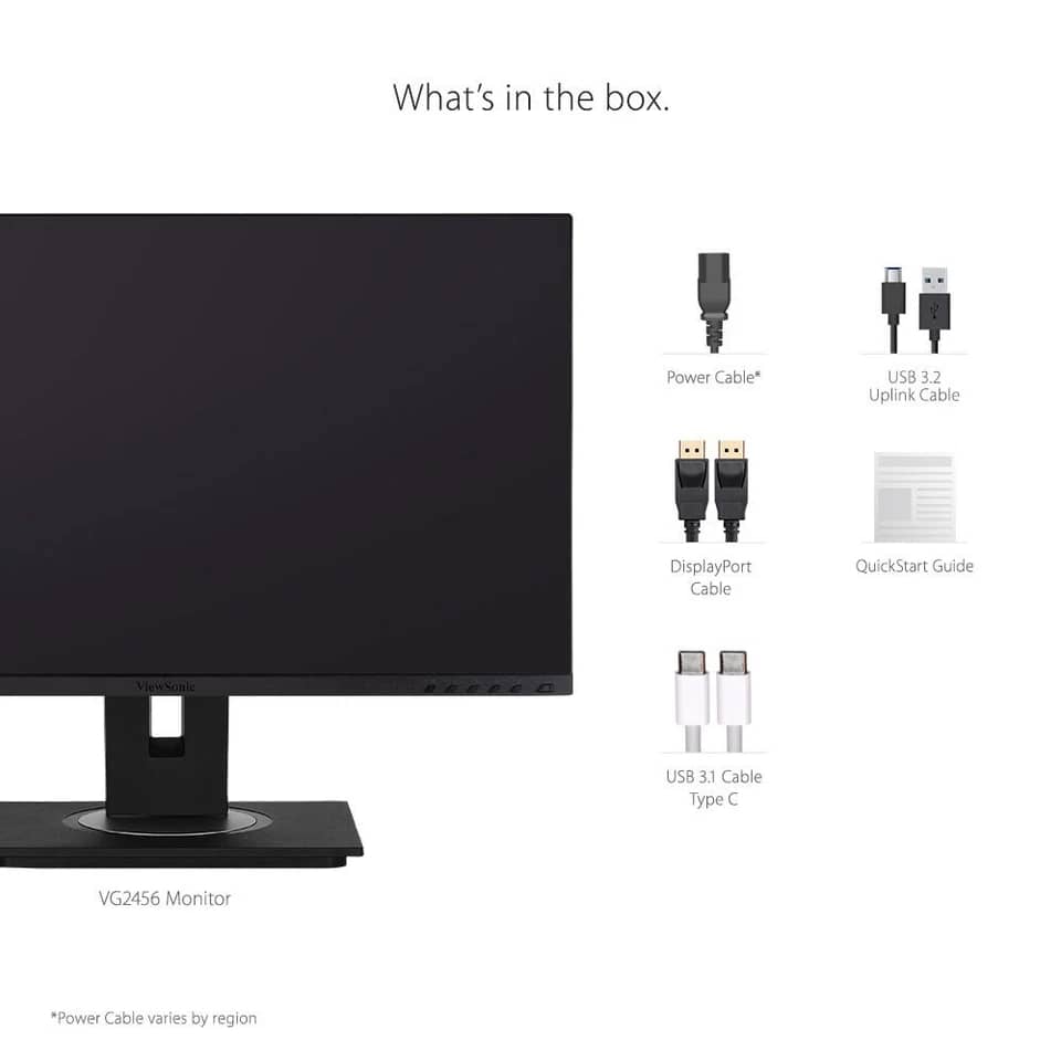 ViewSonic VG2456 Monitors New Black
