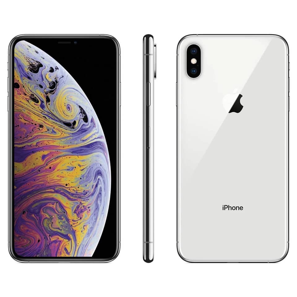 Apple iPhone XS Max Cell Phones Silver 64G New Unlocked