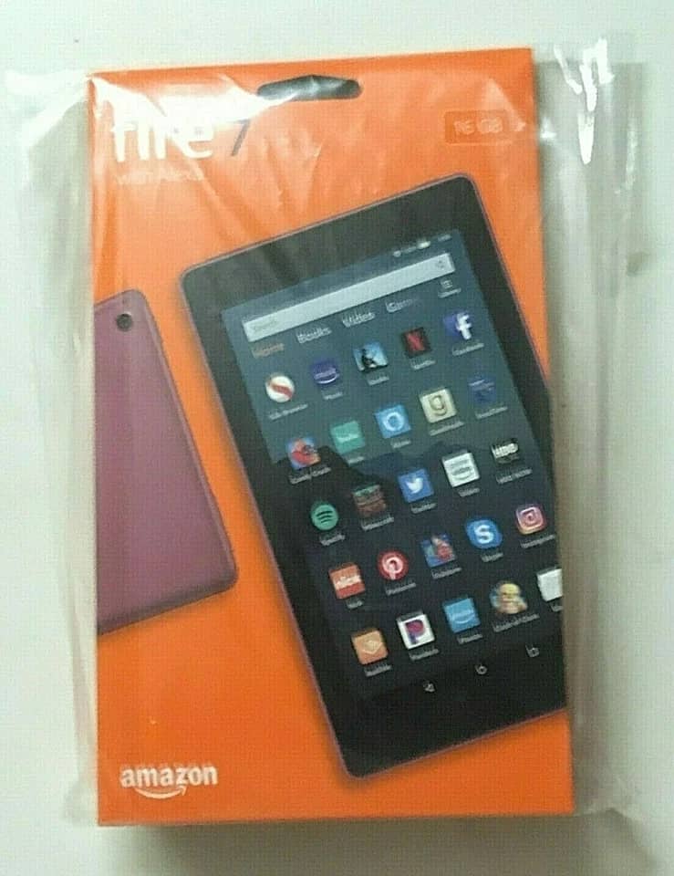 Amazon Fire 7 9th Tablets Red 16GB New
