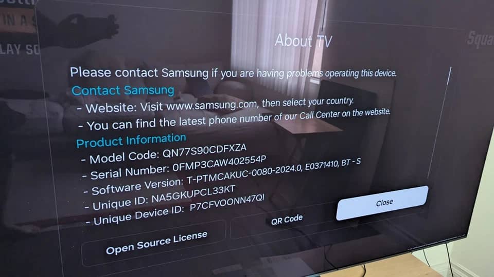 Samsung S90C TVs New Black