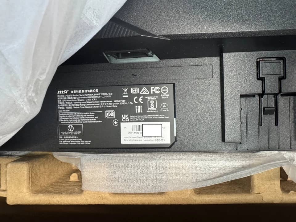 MSI OPTIXMAG27CQ Monitors New Black