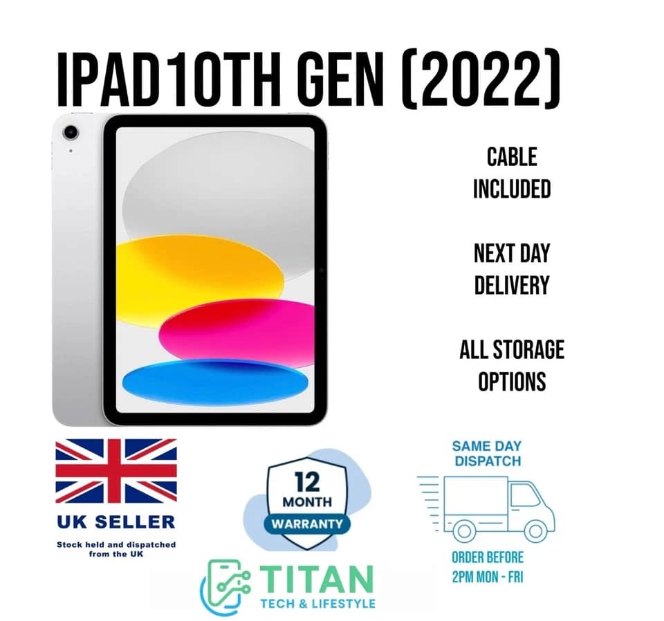 Apple iPad 7 Tablets Gold 128GB New