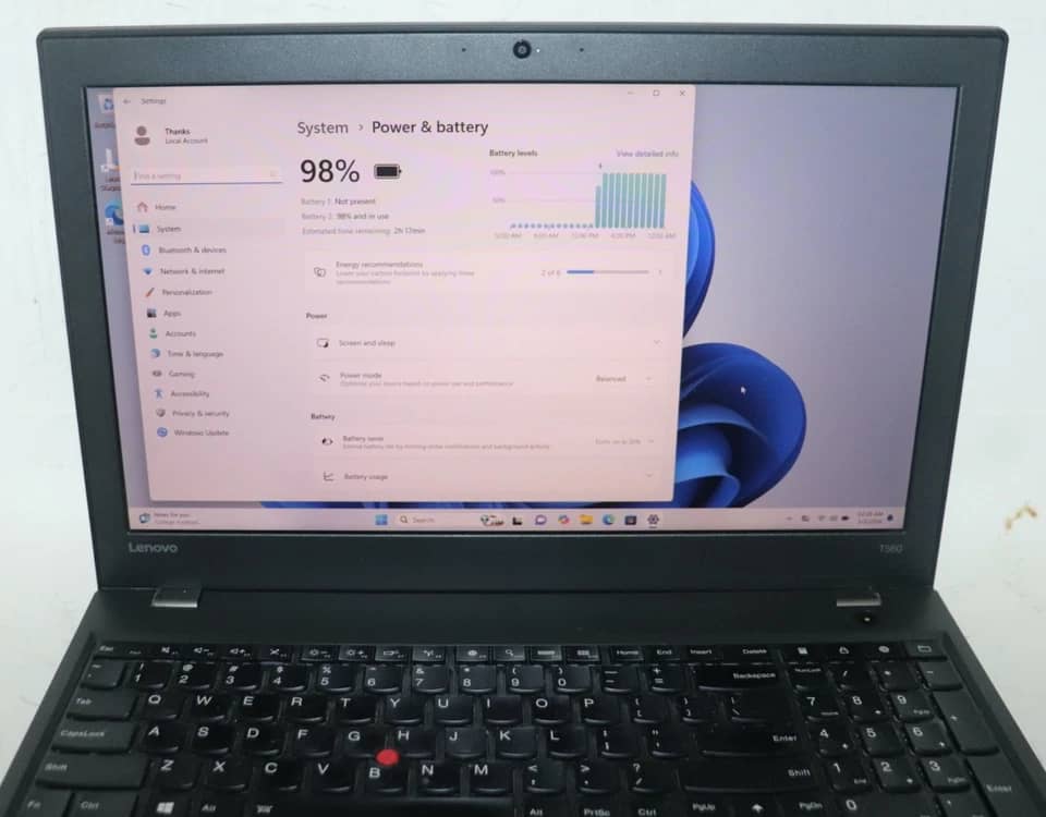Lenovo ThinkPad T560 Computers Refurbished - Good 256GB 12GB