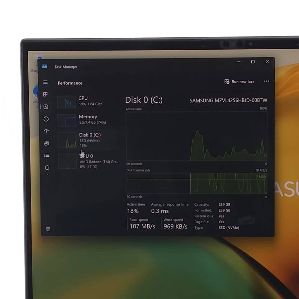 ASUS Zenbook 14 OLED Computers Used - Good 256GB 8GB