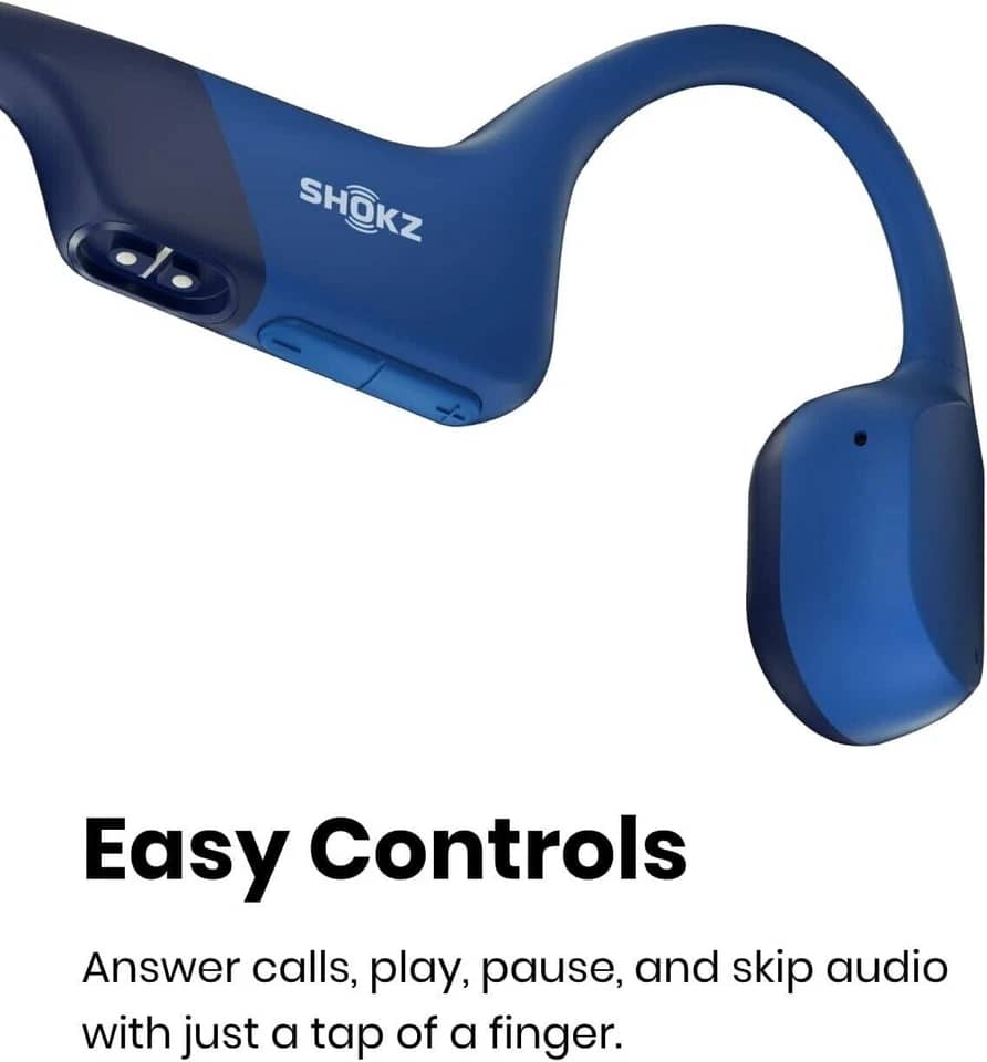 Shokz OpenRun Headphones & Earbuds New Blue