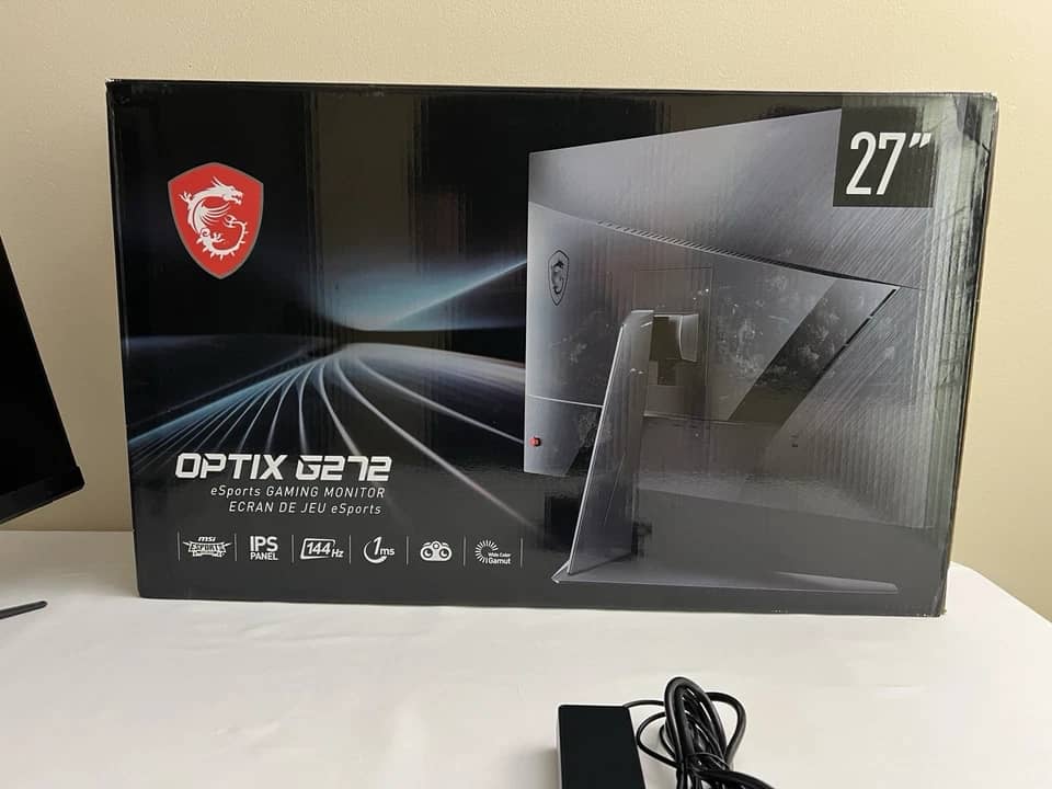 MSI Optix G272 Monitors New Black
