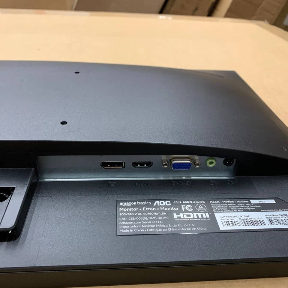 AOC 24E2QA Monitors New Black