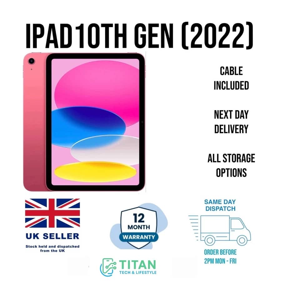 Apple iPad 7 Tablets Gold 128GB New