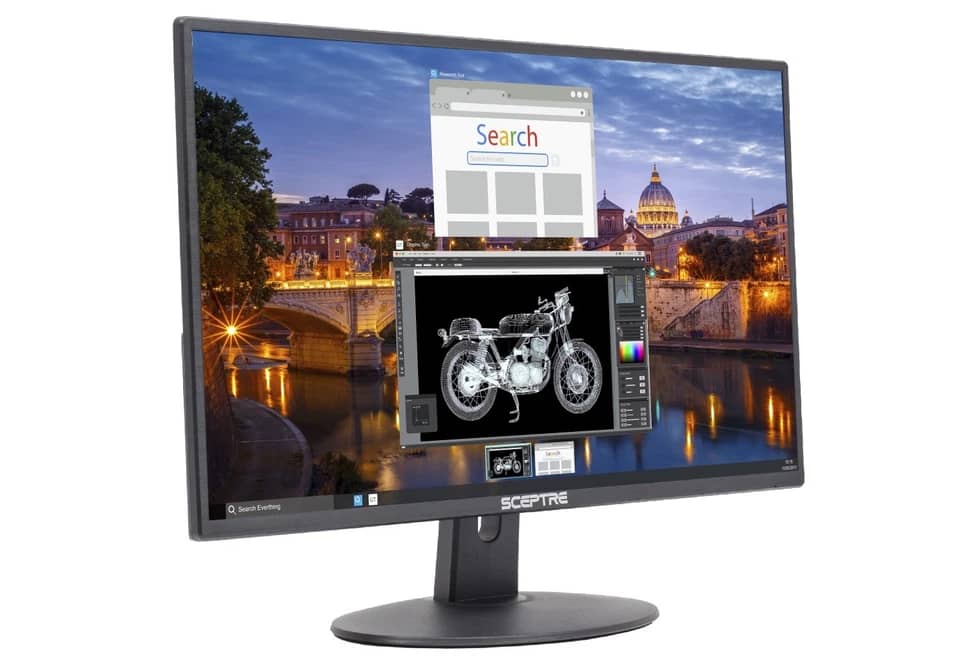 Sceptre E229W Monitors New Black