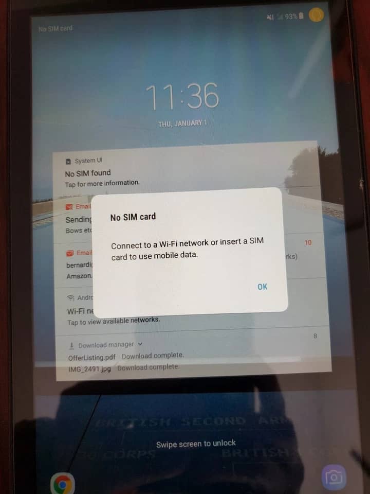 Samsung Galaxy Tab E Tablets Black 16GB New