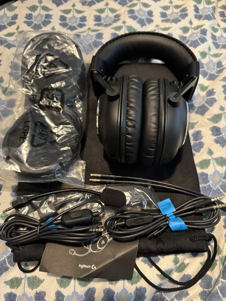 Logitech G Pro X Headphones & Earbuds New Black