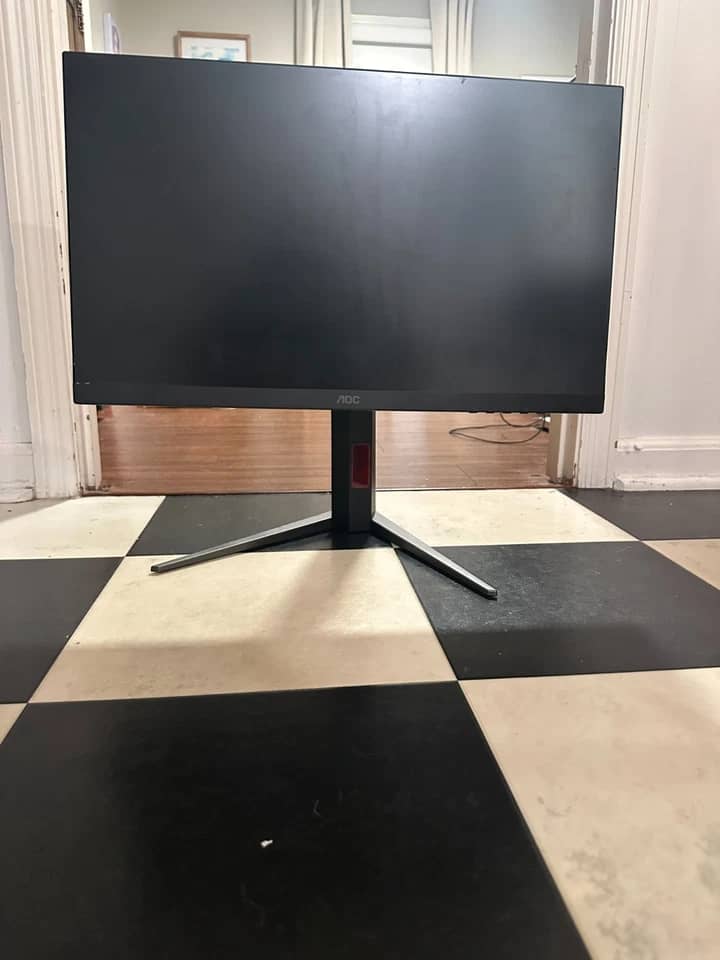 AOC C24G2 Monitors Used - Good Black