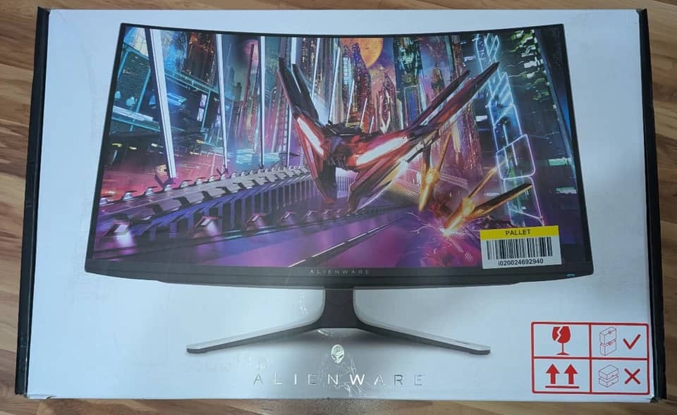 Dell AW3225QF Monitors Used - Good Black