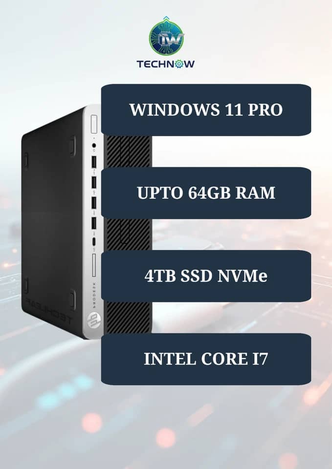 HP EliteDesk 800 G4 Computers New 1TB 32GB