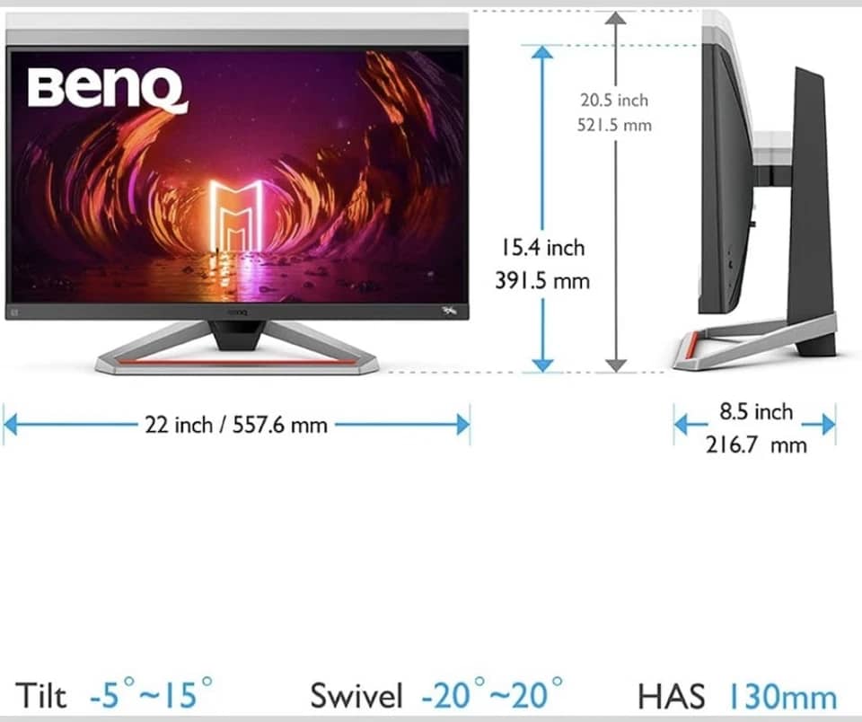 BenQ EX2510 Monitors New Gray