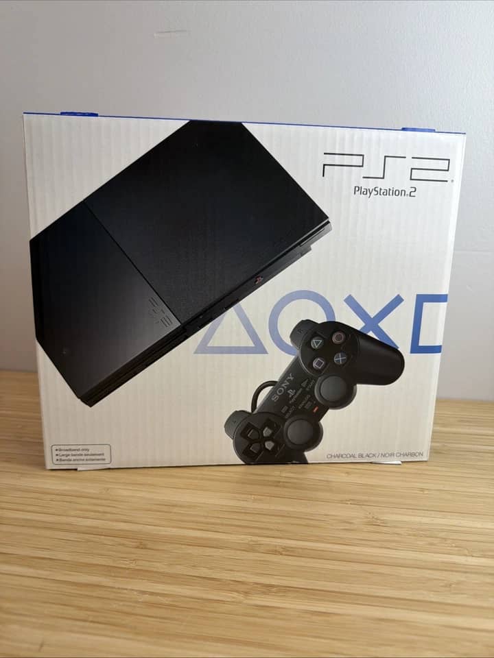 Sony PlayStation 2 Video Game Consoles New Black