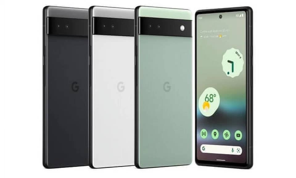 Google Pixel 6a Cell Phones Black 128G New Unlocked