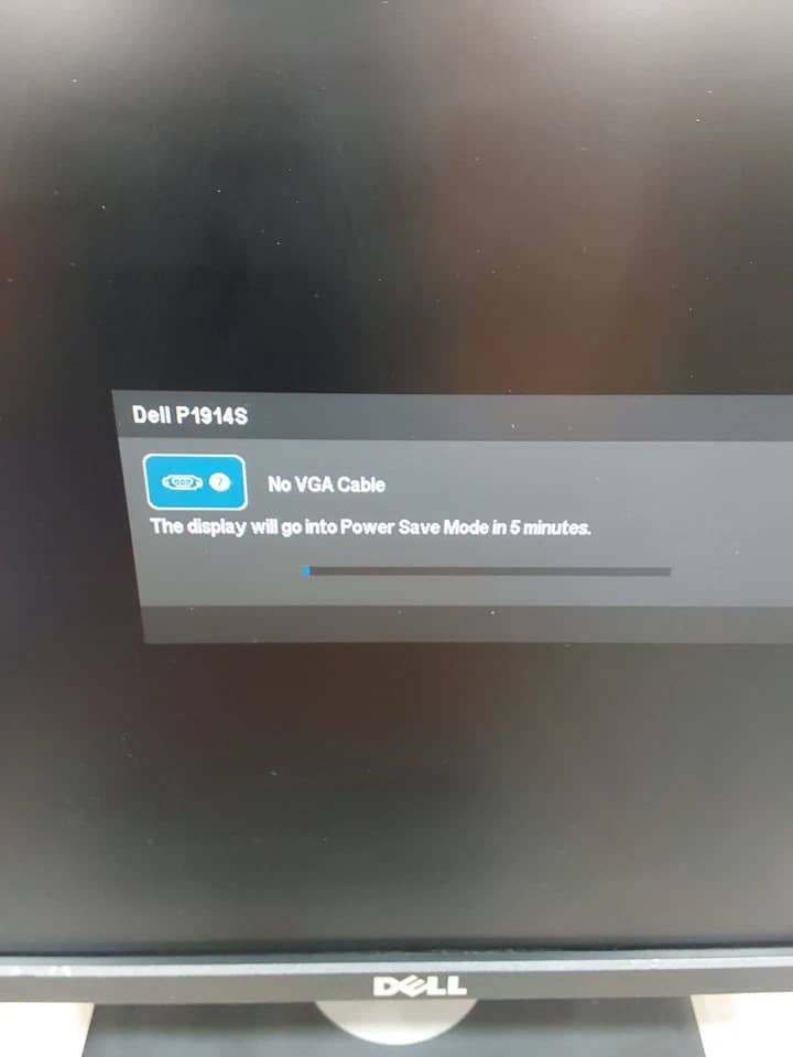 Dell P1914S Monitors Used - Good Black