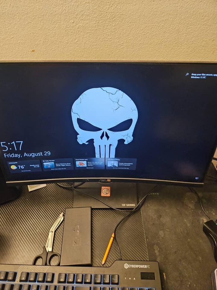 ASUS VG27VQ Monitors Used - Very Good Black