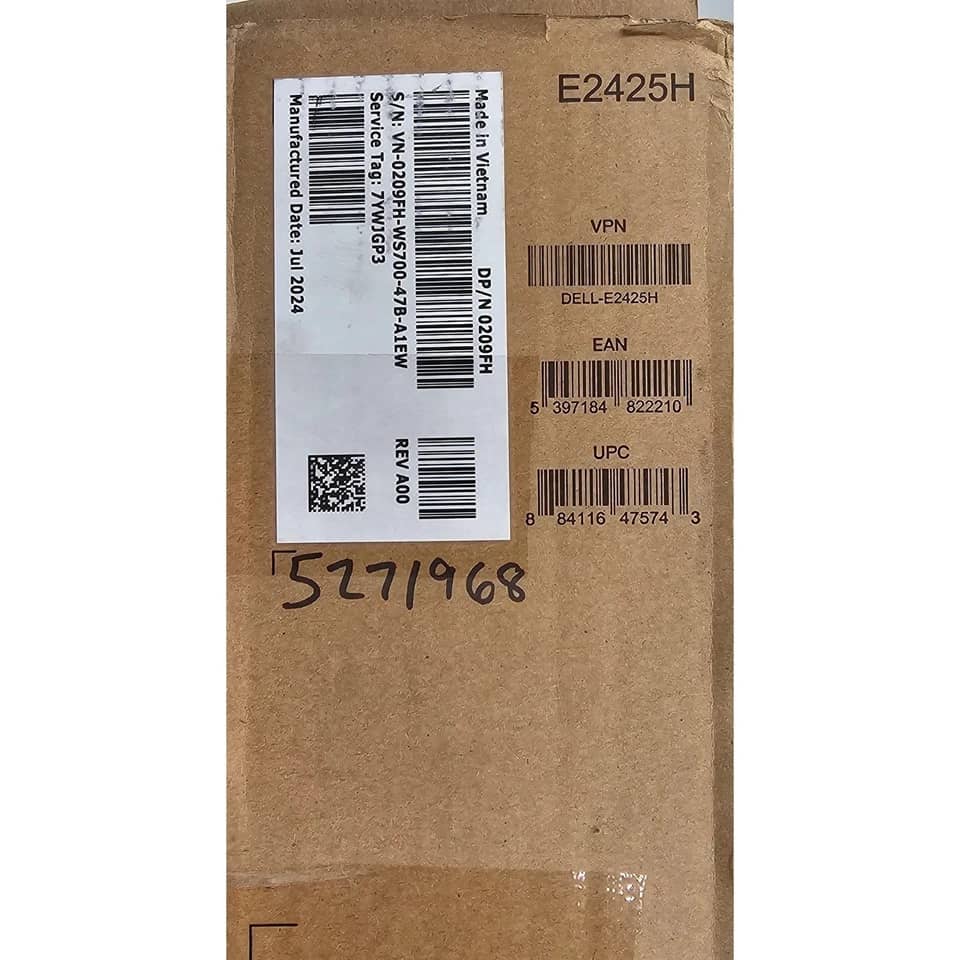 Dell E2425H Monitors Open-Box Excellent Black