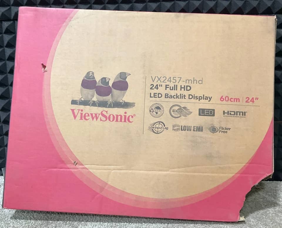 ViewSonic VX2457-MHD Monitors Open-Box Excellent Black