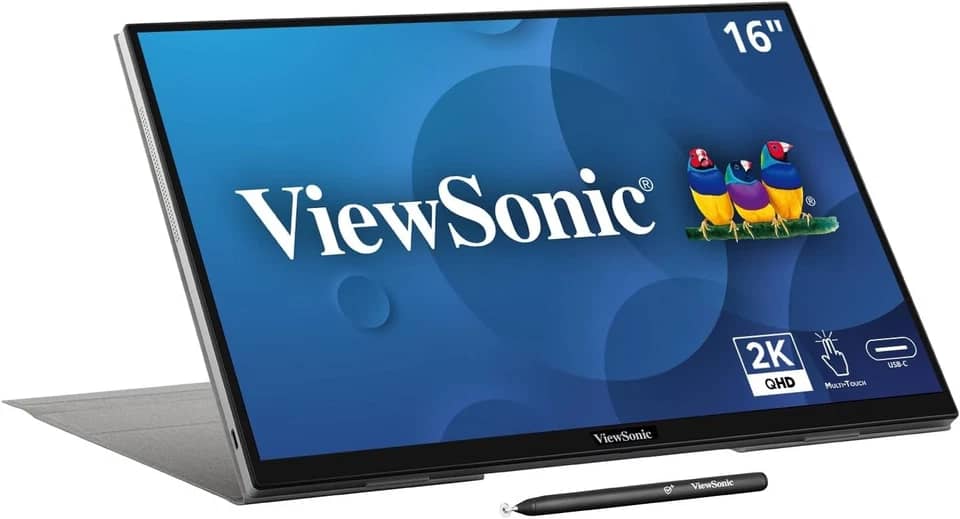 ViewSonic TD1656-2K Monitors New Red