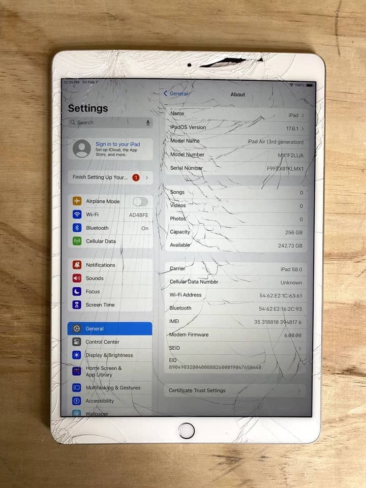 Apple iPad Air 3 Tablets Gray 64GB New