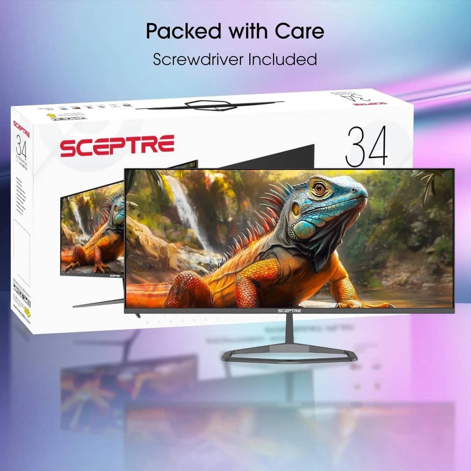 Sceptre E345W Monitors New Black