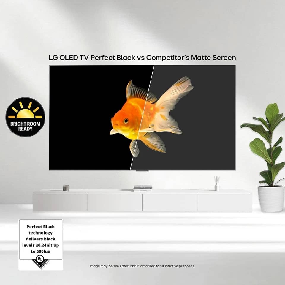 LG oled77c5pua TVs Open-Box Excellent Black