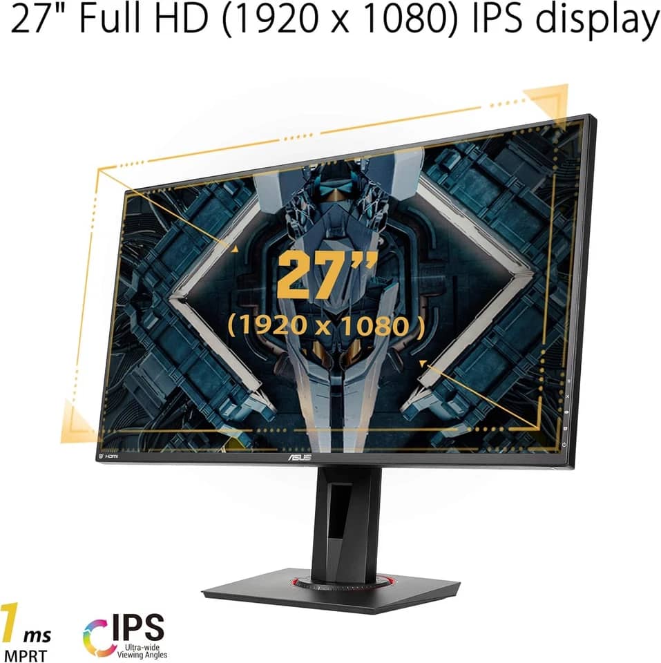 ASUS VG279QR Monitors Used - Very Good Black