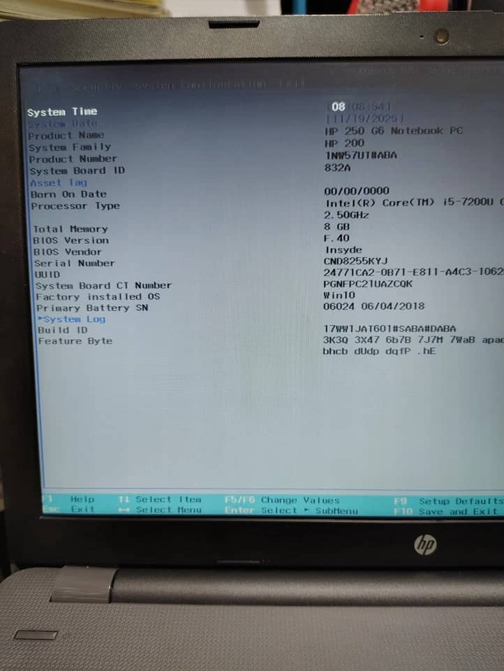 HP 250 G6 Computers Open-Box Excellent 500GB 4GB