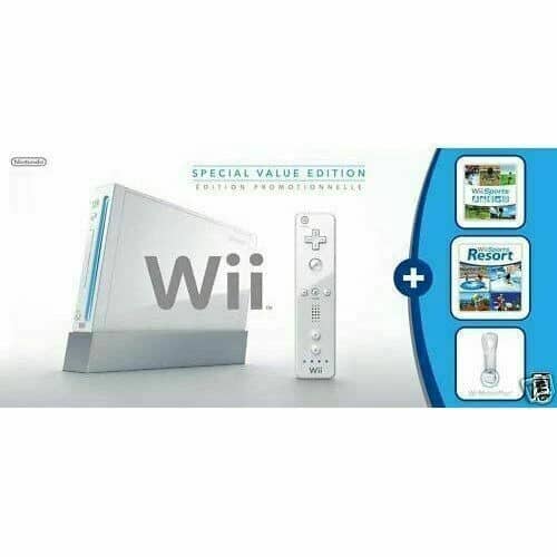 Nintendo Wii Console Video Game Consoles New White