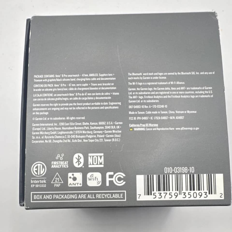 Garmin Garmin Fenix 8 Pro Smartwatches New Gray