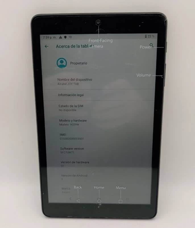 TCL Tab 10 5G Tablets Gray 32GB Refurbished - Good