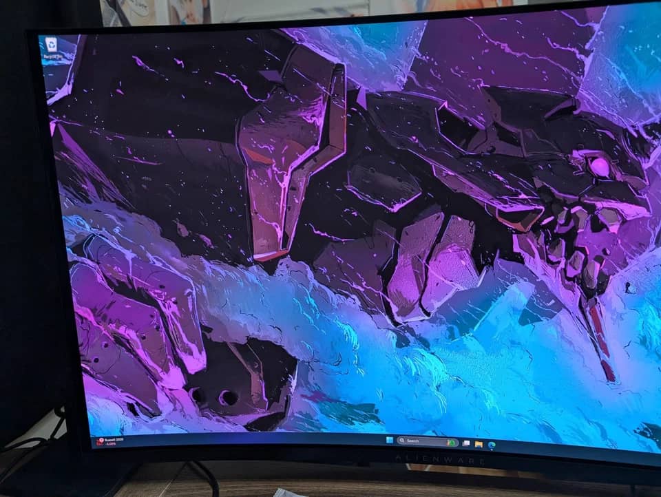 Dell AW3225QF Monitors Used - Good Black
