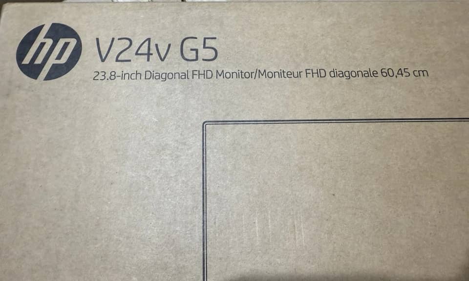 HP V24v G5 Monitors New Black
