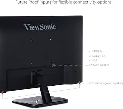 ViewSonic VA2256-MHD Monitors New Blue