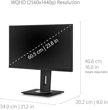 ViewSonic VG2455-2K Monitors Open-Box Excellent Black