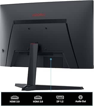 KOORUI 24E6CA Monitors New Black