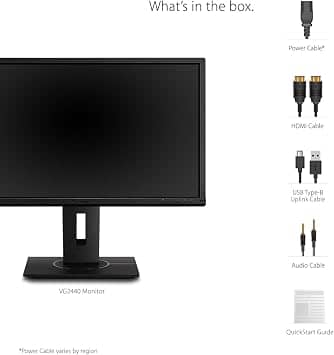 ViewSonic VG2440 Monitors New Blue