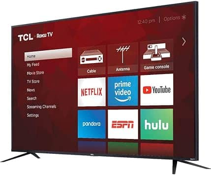 TCL 65s435 TVs New Black