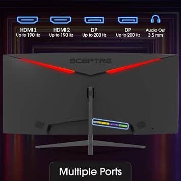 Sceptre C305B Monitors New White