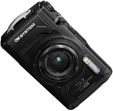 OM SYSTEM Tough TG-6 Digital Cameras Red Refurbished - Excellent