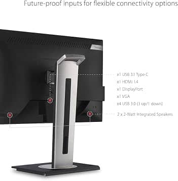 ViewSonic VG2455-2K Monitors Open-Box Excellent Black