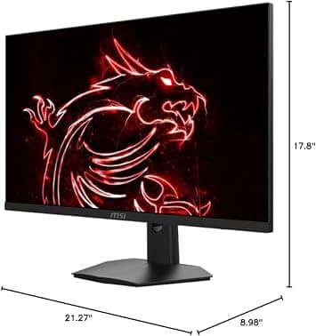 MSI Optix G272 Monitors New Black
