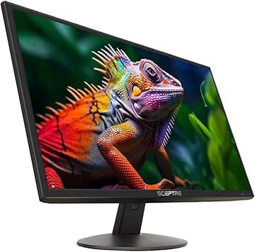 Sceptre E248W Monitors New Black