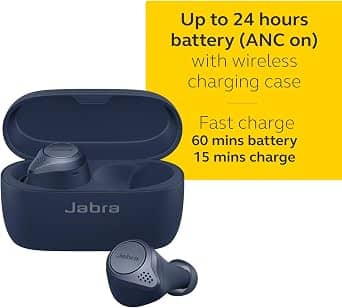 Jabra Elite 75t Headphones & Earbuds Refurbished - Excellent Black