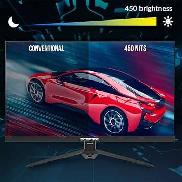 Sceptre E278B Monitors New Black
