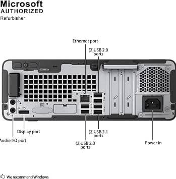 HP ProDesk 400 G5 Computers New 1TB 8GB