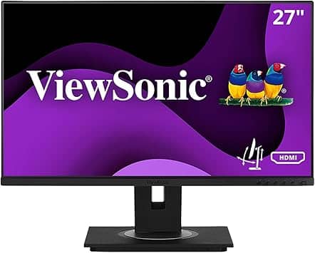 ViewSonic VG2748A Monitors New Black